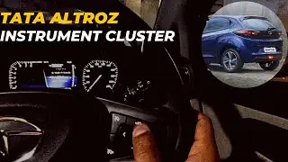 Tata Altroz Instrument cluster | Features and operations | #tata #altroz #cluster #feature #screen