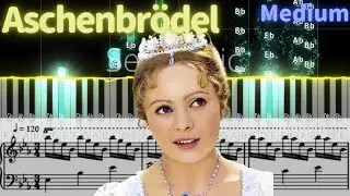 [Piano Cover] Drei Haselnüsse für Aschenbrödel - Karel Svoboda - Medium [Sheet music]