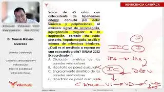 PREGUNTAS ENAM DE INSUFICIENCIA CARDIACA - CARDIOLOGÍA - VILLAMEDIC