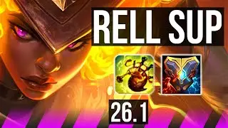 RELL & Miss Fortune vs BLITZCRANK & Aphelios (SUP) | Good KDA: 7/1/21 | KR Master | 26.1