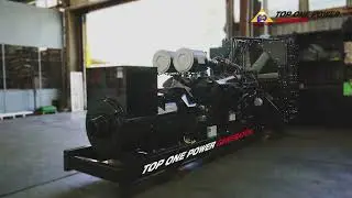 Cummins Diesel Generator in Titanium Black ⚡ Top One Power Open Type Diesel Generator