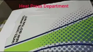 Process of Sublimation Jersey ( Digital Printing and Heat Press )