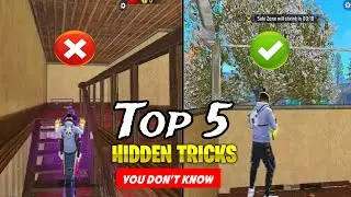 I Tried Most Viral Tricks Of Free Fire!!🤫 FREE FIRE TOP 5 VIRAL TRICKS!!
