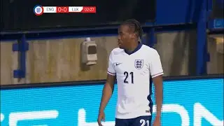 Jamie Gittens vs Luxembourg U21 Euro qualifying (26/03/2024)