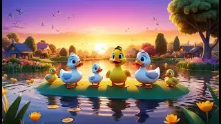 Finger Family Ducks in the Jungle Pond &mdash; Quack and count together! | Kids Counting Song | Nursery