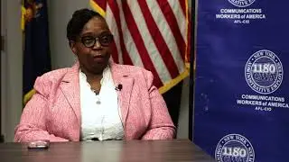 Inspiring Interview with Gloria Middleton President of CWA Local 1180 in New York City.