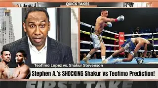 Stephen A. Smith BREAKS DOWN Why Shakur Stevenson Can&rsquo;t Beat Teofimo Lopez