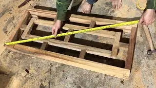 Making Over Square Wooden Door Frame // Decor for Main Door