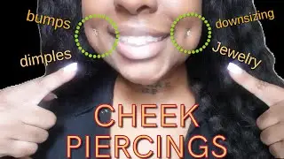 THE ULTIMATE TIPS FOR CHEEK/ DIMPLE PIERCINGS (2024)  #bodymodifications #piercing