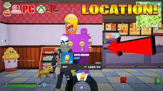Где найти ВСЕ места с напитками Super Squishee в Fortnite! (Как найти места с напитками Super Squ...