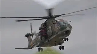 Portuguese Leonardo AW101 Merlin displaying on Sunday at RIAT