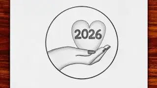 New Year Drawing Ideas | New Year Easy Drawing | New Year Drawing Video 2026 