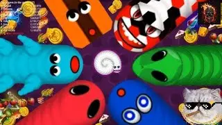 Worm zone io giant slither| best android gameplay 📸| sachin snack zone 🎮