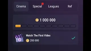 28 июня | КОД TAPSWAP Cinema | День 1/10 | #crypto #airdrop #telegram #tapping