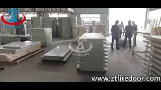 Ztfiredoor#office building fire door#passage entrance kick-proof fire door#sealed fire door