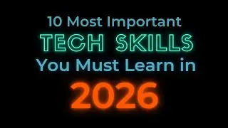 10 most important tech skills you must learn in 2026 | tadtech #tadtech