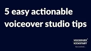 5 tips for Home Studio Voiceover Recording