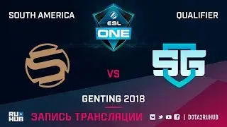 Sacred vs SG-eSports, ESL One Genting SA Qualifier, game 2 [Lum1Sit]