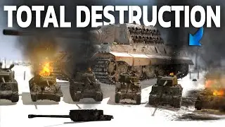 ONE TANK to RULE THEM ALL | Liberation DLC Gates of Hell WW2 RTS Gameplay