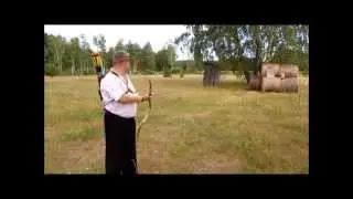 Grozer Biocomposite Laminated Hungarian Bow - eastern style shooting