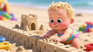 Sandbox Vehicle Adventure 🏖🚛🚲 | Learn Vehicles & Fun for Kids | Preschool Educational Video