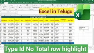 Excel Trick: Enter Employee ID & Highlight Full Row Automatically | Conditional Formatting Tutorial 
