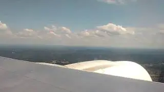 Banking Approach & Landing Into Bradley International Airport - Aer Lingus Boeing 757