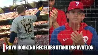 Rhys Hoskins receives ovation in return to Philly 🙌 | ESPN MLB