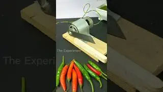 Chilli Cutting machine DIY home #dcmotor #youtubeshorts #shorts #motor #diy #diycrafts