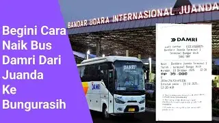 Cara naik bis damri dari juanda ke bungurasih