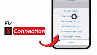 How to Fix Netflix Connection Error on iPhone | Netflix Internet Fix