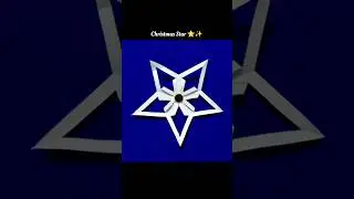 5 Pointed paper Star Snowflake #shorts #trending #shortsfeed #youtubeshorts