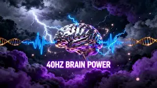 40Hz Gamma Frequency for Deep Study Focus | Binaural Beats to Boost Memory and Mental Energy
