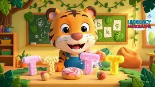 T is for Tiger 🐯 | Literacy Mukbang&trade; | Alphabet Learning for Kids