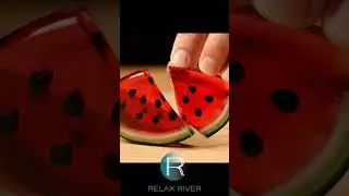 🔪🍉AI ASMR Cutting Glass Food | #aiasmr #glassfruit #asmr #veo3