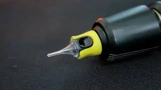 Stigma Silicone Tattoo Finger Ledge Cartridges with Owen Wireless  Machine EM149