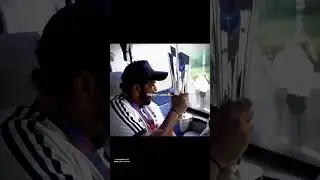 # Rohit Sharma World Cup winner captain Mumbai road treble and traffic jam public and cricket team