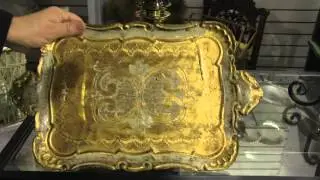 Vintage Florentine tray Made in Italy