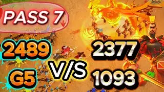 Pass7: 2489 + G5  Vs 2377 + 1093   #4 TTP Coming