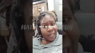 Half- Be Status......Loc Fight#whoops #locjourney #whoo #funny #locs #lets #smiles #looking