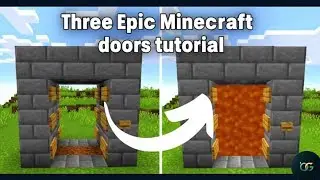 3 Epic Minecraft Door Designs (No Commentary Tutorial) 🏠✨