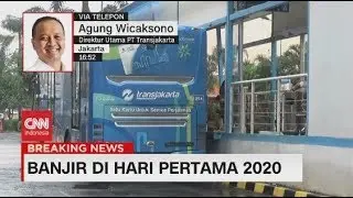 Halte Transjakarta Ada Yang Dipakai Untuk Pengungsi