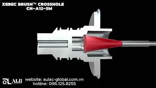 XEBEC Brush&trade; Crosshole ( Dụng cụ XEBEC lấy bavia trong lỗ)