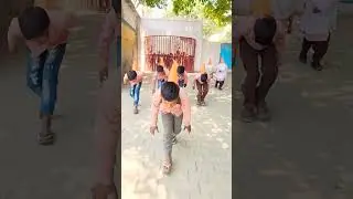 Balancing race/ दौड़/प्राइमरी स्कूल/fun#primaryteacher #racegame #दौड़#fun#shorts#viral#outdoorgame
