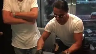 Frank Ribery At Nusret Dubai|Golden Steak 1.2KG|Salt Bae|Nusret steakhouse