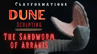 Shihulude Sand Worm of DUNE - Polymer Clay Sculpture Tutorial