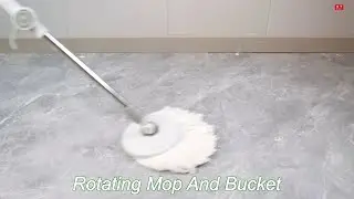 1.35m pole 360 rotating mop and bucket set for floor cleaning sea shells 8027 mop set