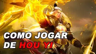 TUTORIAL DE COMO JOGAR COM HOU YI BOT LANE ADC (OU N&Atilde;O) | HOK 3# | Noob ou Pro?