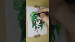 Marker Art 5 - green  #art