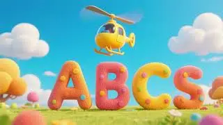 ABCs des gelben Hubschraubers &ndash; Alphabet-Kinderlied mit Flugspa&szlig;